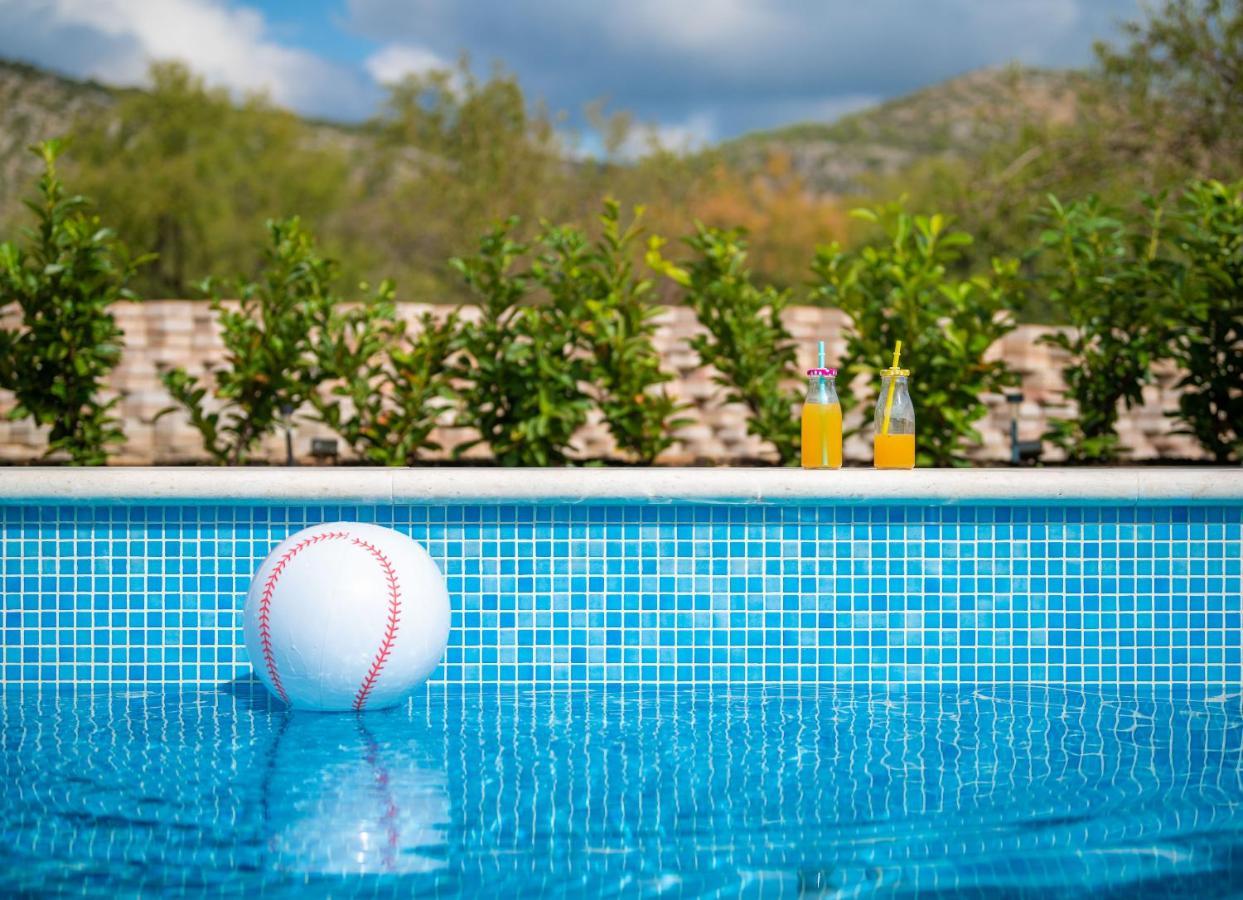 Central Dalmatian Pool&Grill House Gustirna Extérieur photo